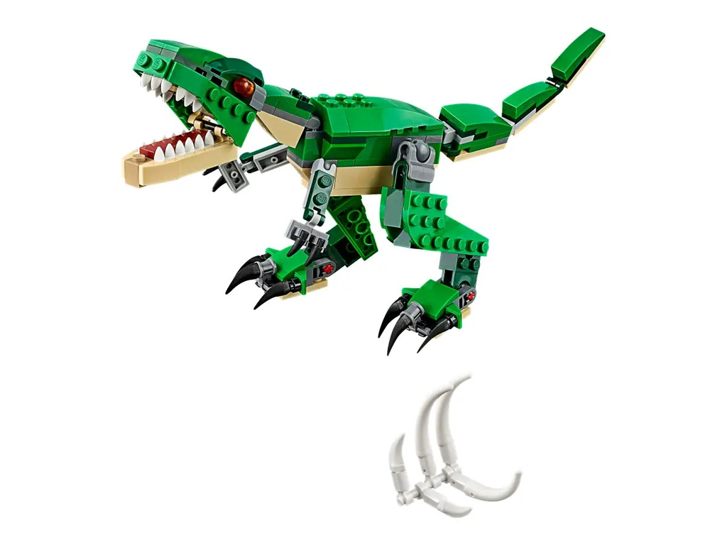 きゅうぴー Alternative build purrusaurus with two 31058 mighty dinosaur